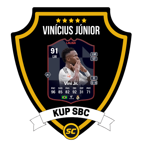 EA FC 25 SBC Vinícius Júnior - PS4, PS5, Xbox One, Xbox Series X, Xbox Series S